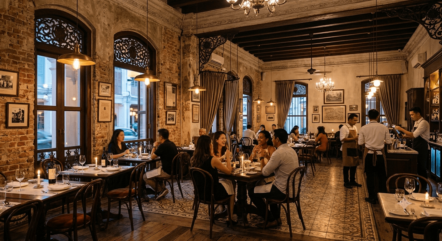 Restoran heritage gas installation